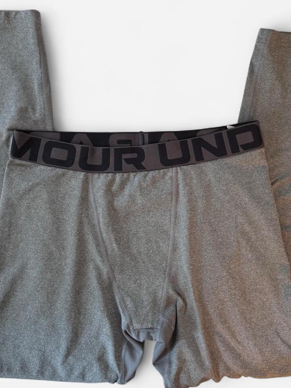 Under Armour Youth XL ColdGear Fitted Base Layer Leggings Gray